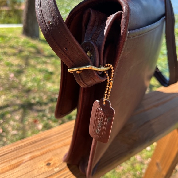 Vintage Coach Crossbody Messenger Laptop Metropolitan Briefcase 5180 EVC - Picture 11 of 16